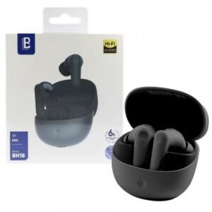 Premium TWS Bluetooth Wireless Earbuds with Crystal Clear HIFI Sound Quality and Deep Bass BH18 for Universal Cell Phone And Bluetooth Device (Black)