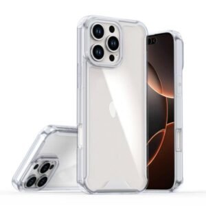 Clear Armor Hybrid Transparent Case for Apple iPhone 15 Pro Max (Clear)