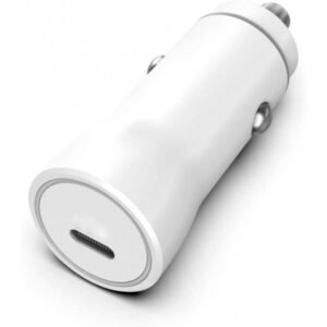 USB C / Type C Car Charger 20W Fast Power Delivery, Powerport PD Adapter for iPad Pro, New iPhone, Pixel, Galaxy and More (White)