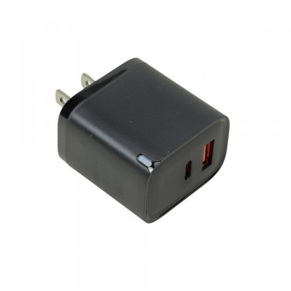 6 Multi Ports Charger Station with Type C Output and Up to 40W Fast Charging for Universal Cell Phone And Devices (Black)